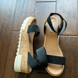 Steve Madden cork wedge